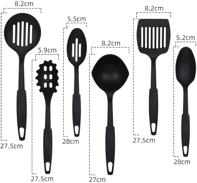 6-piece Set of Kitchen Utensils Non Stick and Cooking Tools