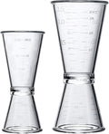 Set of 2 Measure Cup,Double Head Wine Bar Tool for Bar Party Kitchen