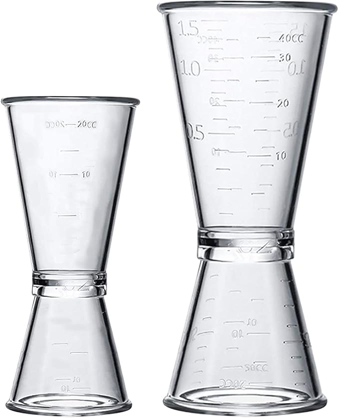 Set of 2 Measure Cup,Double Head Wine Bar Tool for Bar Party Kitchen
