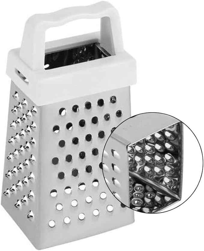 Multifunctional 4 Sides Grater Slicer Stainless Steel Handheld Potatoes Grater Mini Vegetable Cutter Kitchen Accessories Handheld Mini Cutter Peeling, Grating & Slicing Tools