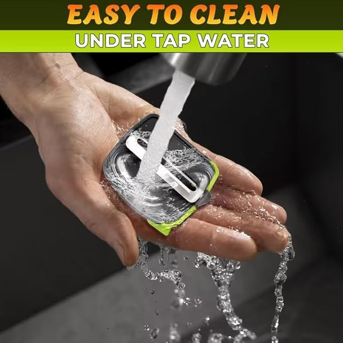 Ultimate Prep Kitchen Tool Set - Comfort Grip Palm Peeler & Multi-Functional Scallion Shredder, Stainless Steel Blades for Effortless Peeling and Shredding, Perfect for Home & Commercial Cooking