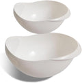 2-in-1 Rice Colander, Vegetable and Fruit Cleaning Filter Basket, 2Piece Sturdy and Easy-To-Use Food Grade Kitchen Tool Accessories (white, large+small)