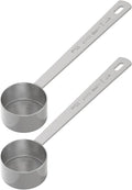 LEIFENY 2PCS 1 Tablespoon Coffee Scoop, Long Handle Measuring Spoon, One tbsp (15ml) Stainless Steel Scooper