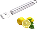 Lxnoap Lemon Zester Grater,Stainless Steel Orange Citru Kitchen Peeler Tool with Channel Knife