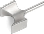 Cast Stainless Steel Meat Tenderizer - Heavy Duty Dishwasher Safe Hammer Mallet Tool & Chicken Pounder