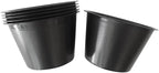 Popover Pans Nonstick 6 Packs, Individual Larger Muffin, Versatile Round Baking Cups for Popover, Muffins, Quiche, Tarts, Cupcakes, Pudding - Carbon Steel, Black
