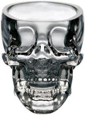 Kitchen & Dining Entertaining Glassware Drinkware Old Fashioned Glasses Skull Cup for Serving Scotch Whiskey Mixed Drinks (4)