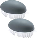 2pcs Vegetable Brush with Dots Remover Potato Scrubber Brush Fruit and Veggie Brushes for Cleaning Food, Corn Silk and Carrots(Color:Grey)