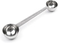 Fox Run Double Measure Scoop, 7.75 x 1.75 x 1.25 inches, Metallic