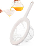 Ultra Fine Mesh Strainer with Handle, 120 Mesh, Plastic Strainer for Juicing, Small Colander for Kitchen, Nylon Fine Sieve for Nut Milk, Yogurt, Juice, Coffee, Honey, Food, Tea Leaf Filter