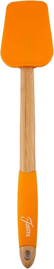 Cambridge 6384X9FSTAN94 Fiesta Bamboo 5-Piece Silicone Utensil Set