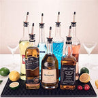 24 Pack Liquor Pour Spouts Set - Stainless Steel bottle spout and Liquor Pourers Dust Caps Covers Rose Gold