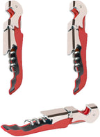 Professional Waiter Corkscrew Wine Openers Set(2PCS), Heavy Duty Stainless Steel Hinges Wine Key for Restaurant Waiters, Sommelier, Bartenders