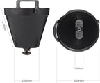 Permanent CE250 CE251 Filter Basket Holder & Gold Tone Filter Set，Compatible with Ninja 12-Cup Programmable Coffee Brewer CE200, CE200BRN, CE200C, CE201, CE201BRN, CE201C
