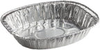 Disposable Oval Roasting Pan - Durable Turkey Roaster Pans Extra Large, Heavy-Duty Aluminum Foil, Deep, Oval Shape for Chicken, Meat, Brisket, Roasting, Baking, Recyclable (20)