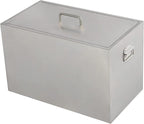 Stainless Steel Commercial Water Bath Canner,54 Quart Stove Top Water Bath Canner with 2 Canning Racks,Thermal Conductivity Uniform Stainless Steel Canning, Sunken Lid Design for High-Acid Food
