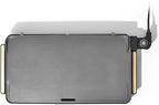 Electric Griddle 12x22 Inch with Backsplash, Nonstick Cooking Surface, Adjustable Temperature Control (Black Sesame)