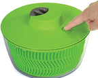 ROPE SALAD DRYER WITH STOP, GREEN - 4L