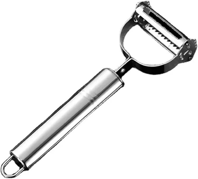 Fit for Multifunctional Stainless Steel Peeler - Fruit, Vegetable, Melon, Potato, Carrot, Cucumber Grater & Julienne Slicer for Home Kitchen Use