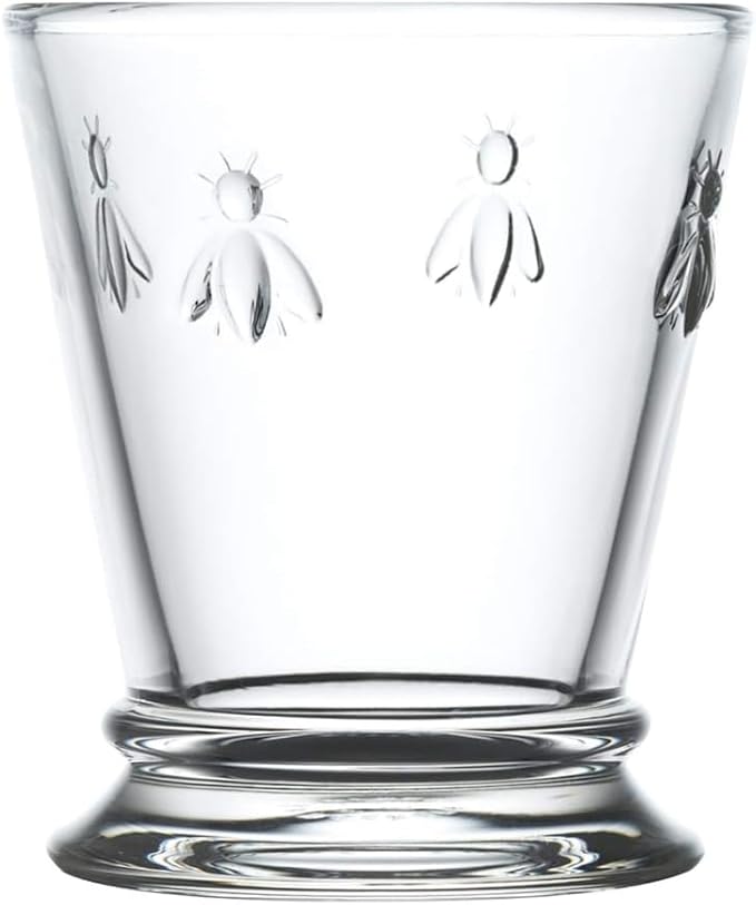 La Rochere Napoleon Bee Tumbler Set of 6 – La Rochere Bee Glassware Sets – Fancy Glassware Drinking Glasses (9 oz)