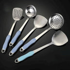 Kitchen Utensils Set Non-stick Kitchenware Cooking Tools Spoon Soup Ladle Spatula Shovel Accessories(E)
