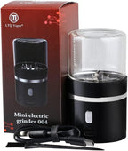 Upgraded Mini Electric Grinder Spice Smart Herb 400 mAh with 50ml Jar,Easy to Carry(Grinder)