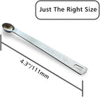 5PCS 1/8 Teaspoon(1/8tsp, 0.625 ml, Dash) Single Tiny Measuring Spoon, Small Individual Stainless Steel Measure Spoons Only