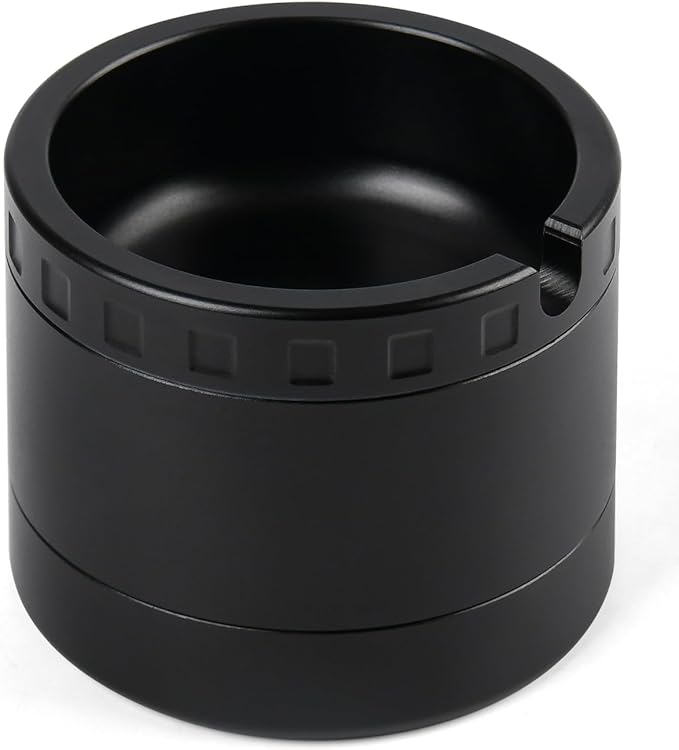 2.5" Grinder [Aluminum] 3-Piece 3-Parts Grinder for Kitchen Spice with Top Storage, Anti-jamming Teeth & Large Bottom Chamber