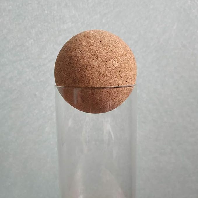 2Pcs Wooden Wine Cork Ball Stopper Plugs for Wine Decanter Carafe Bottle Replacement Wine Stoppers and Pourers Bar Tools