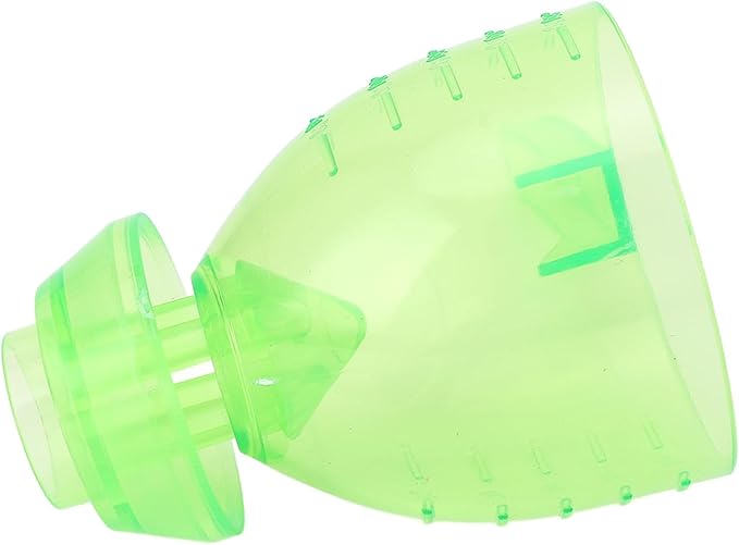 Asixxsix Measuring Scoop, Spill Proof Funnel Design Powder Funnel, Kitchen Measuring Tool with Scale for Seasoning Camping Baking Supplements Dishwasher Safe Food Grade ABS Material (Green)
