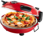 PIEZANO Crispy Crust Pizza Oven by Granitestone – 12 Inch Electric Pizza Oven Indoor Countertop Maker with Ceramic Stone Heats up to 800˚F for Delicious Stone Baked Pizzeria Style Pizza at Home