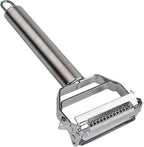 Multifunctional Peeler- Stainless Steel, Fruit & Vegetable Peeler, Cheese Slicer, Julienne Slicer/Shredder