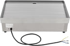 Commercial Electric Griddle, 30" 3000W Electric Countertop Flat Top Griddle Grill, Non-Stick Stainless Steel Teppanyaki Grill, Adjustable Temperature Control 122-572℉ (No Plug)