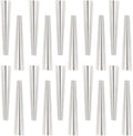Cannoli Forms 4.72 Inch - Cannoli Tube Set Pack of 18 Set - Cream Horn Molds for Baking Stainless Steel - Non Stick Metal Tubes for Pastry