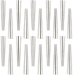 Cannoli Forms 4.72 Inch - Cannoli Tube Set Pack of 18 Set - Cream Horn Molds for Baking Stainless Steel - Non Stick Metal Tubes for Pastry