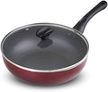 Wok - Electric Stir-Fry Wok， Auto Cooking Cooker， Stir-Fry Wok， Sauté Wok， Slow Cooker， Stew Pot， Automatic Stir-Fry， Saucepan， Cook Soup-34cm，30cm