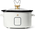 Beautiful 4-Quart Programmable Slow Cooker with Touch-Activated Display, Digital Timer, Keep-Warm Function & Removable Non-Stick Pot