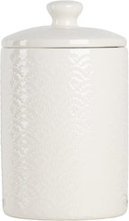 10 Strawberry Street CAN WHT Kitchen Canister Set, 3 Piece, Tide White