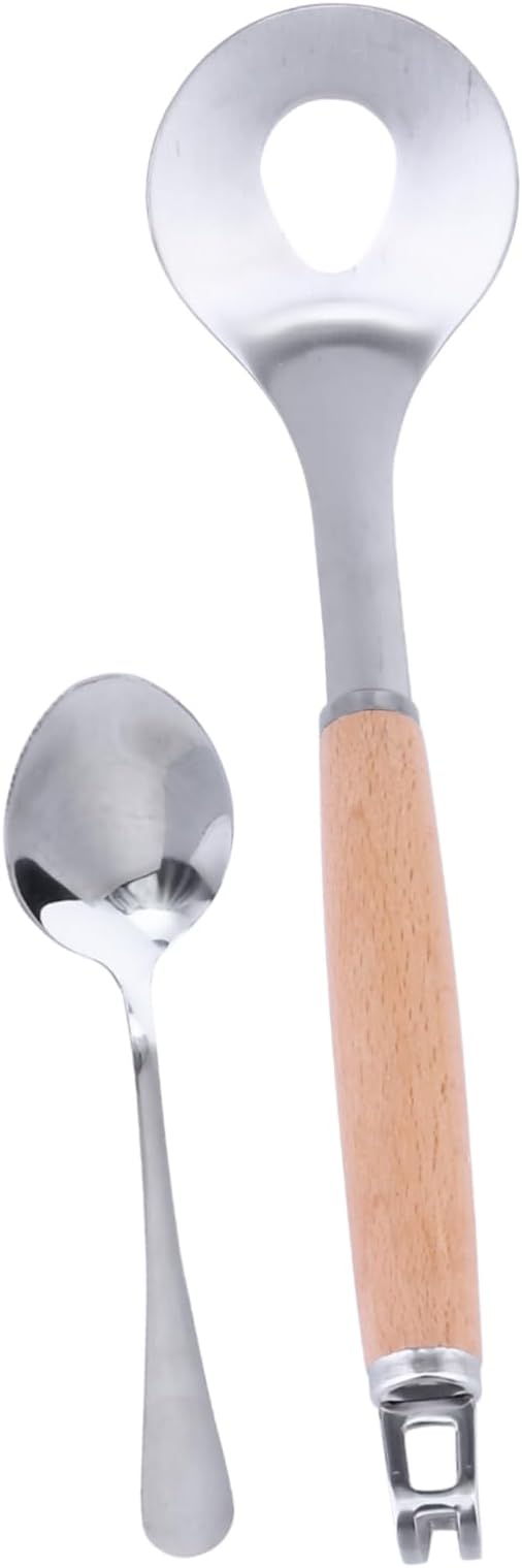 Cabilock 1Set Meatball Maker Spoon Non Stick Kitchen Gadget with Long Handle for Easy Meatball Formation Cooking Tool for Home Chefs