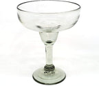 Clear Large 14 oz Margarita Glasses (set of 4), Recycled Glass, Lead-free, Toxin-Free