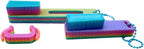 Hydro Style Tumbler Opening Tool, Plastic Lid Removal Tool with Chain and Handle Clip (Rainbow Shimmer)