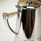 Cuisinox Roma Stovetop Espresso Maker COF-4R, Stainless Steel Coffee Percolator Stovetop, Heat-Resistant & Non-Reactive, 4-Cup Italian Espresso Maker Easy to Clean, Durable Stove Top Percolator
