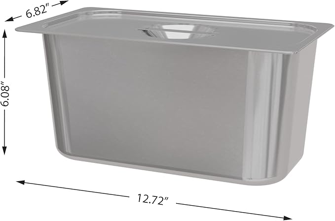 KoolMore Commercial Bain Marie Countertop Food Warmer, Soup Station, and Buffet Table Server with Three Serving Section, Stainless-Steel Steamer with Auto Shut Off (CFW-3), Silver