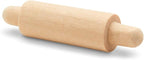 Wooden Mini Rolling Pin, 1-1/2 inches, Pack of 100, Perfect for Scrapbook Projects, Miniatures, Party Decor, and Crafts, by Woodpeckers