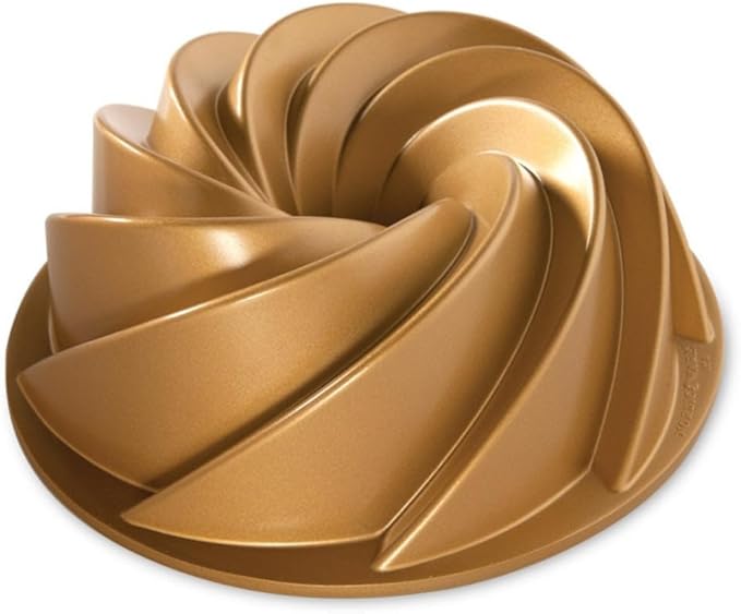 Nordic Ware Heritage Bundt Pan, One, Gold