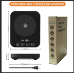Coffee Mug Warmer,Cup Warmer with 7 Temp Settings,8H Auto Shut Off & 12H Timer,Fast Bottle Warmers for All Bottles,The Ultimate Coffee Warmer Plate for Beverage Lovers (Black)