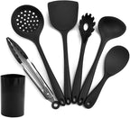 Kitchen Utensils Set Non-stick Kitchenware Cooking Tools Spoon Soup Ladle Spatula Shovel Accessories(E)