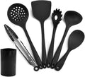 Kitchen Utensils Set Non-stick Kitchenware Cooking Tools Spoon Soup Ladle Spatula Shovel Accessories(E)
