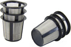 WOTW Reusable Coffee Filter Set Replacement Filter for Keurig My style Filter Housing Fits B30 B40 B50 B60 B70 Series (Design3)