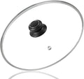 10 Inch Tempered Glass Lid Compatible with Lodge Skillets, Caraway Frying Pan, OXO Obsidian Fry Pan Skillet, Pan Lid, Pot Cover, Dutch Ovens and Other 10-10.25" Cookware